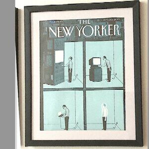 The New Yorker framed magazine: September 30, 2019, "Evolution", C Niemann